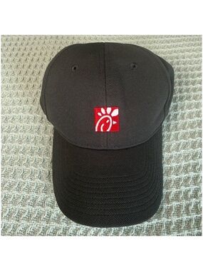 Chick-fil-a Hat Cap Team Style Oobe Gray Work Employee Uniform Adult Adjustable